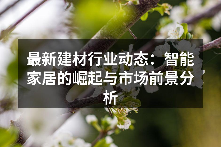 智能家居产品展示